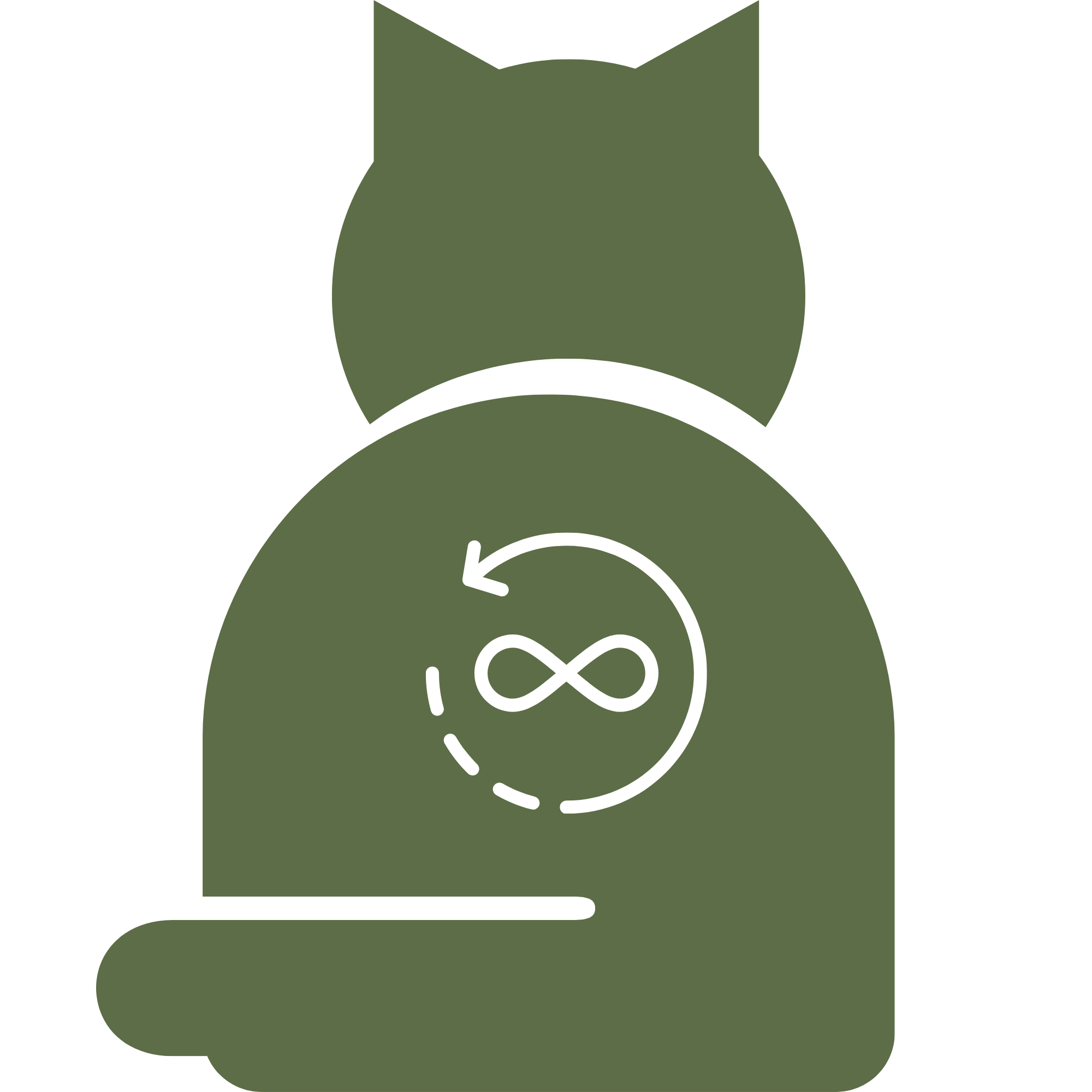 Black Cat House Animals & Pets Logo-3